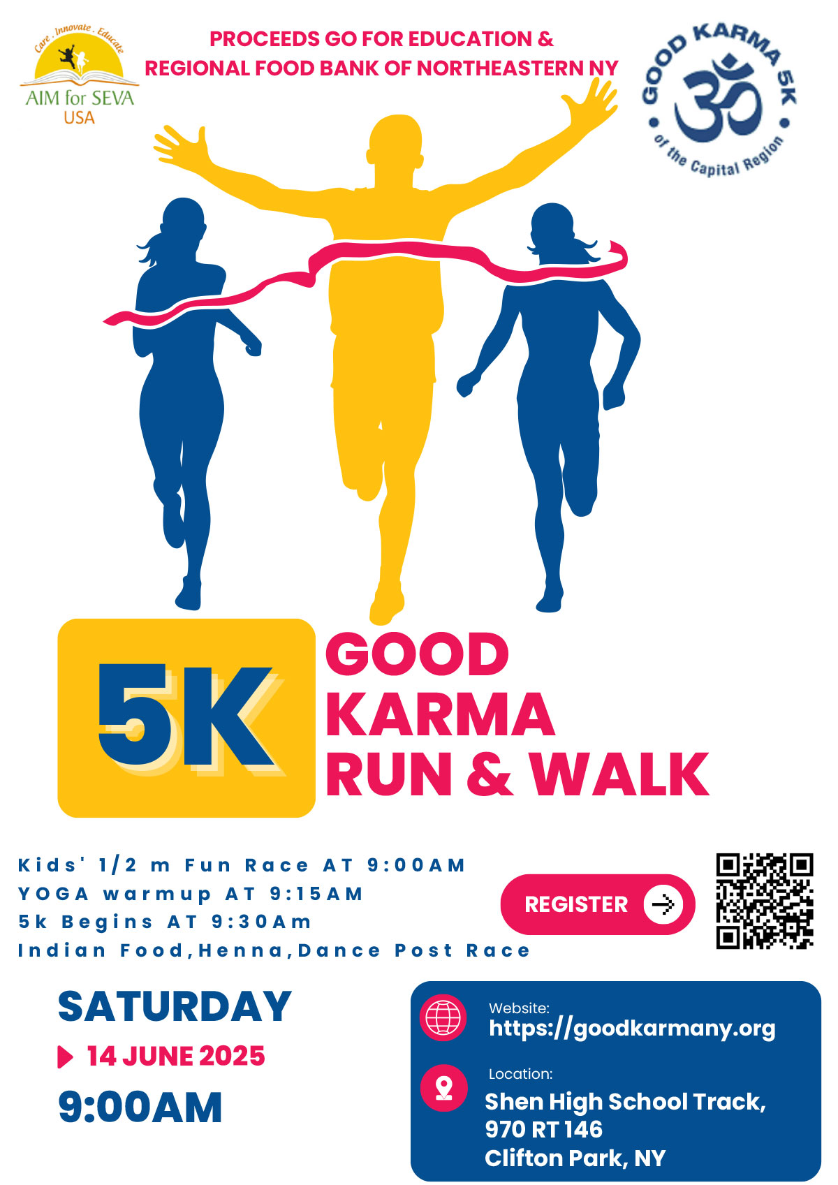 2025 good karma run walk flyer